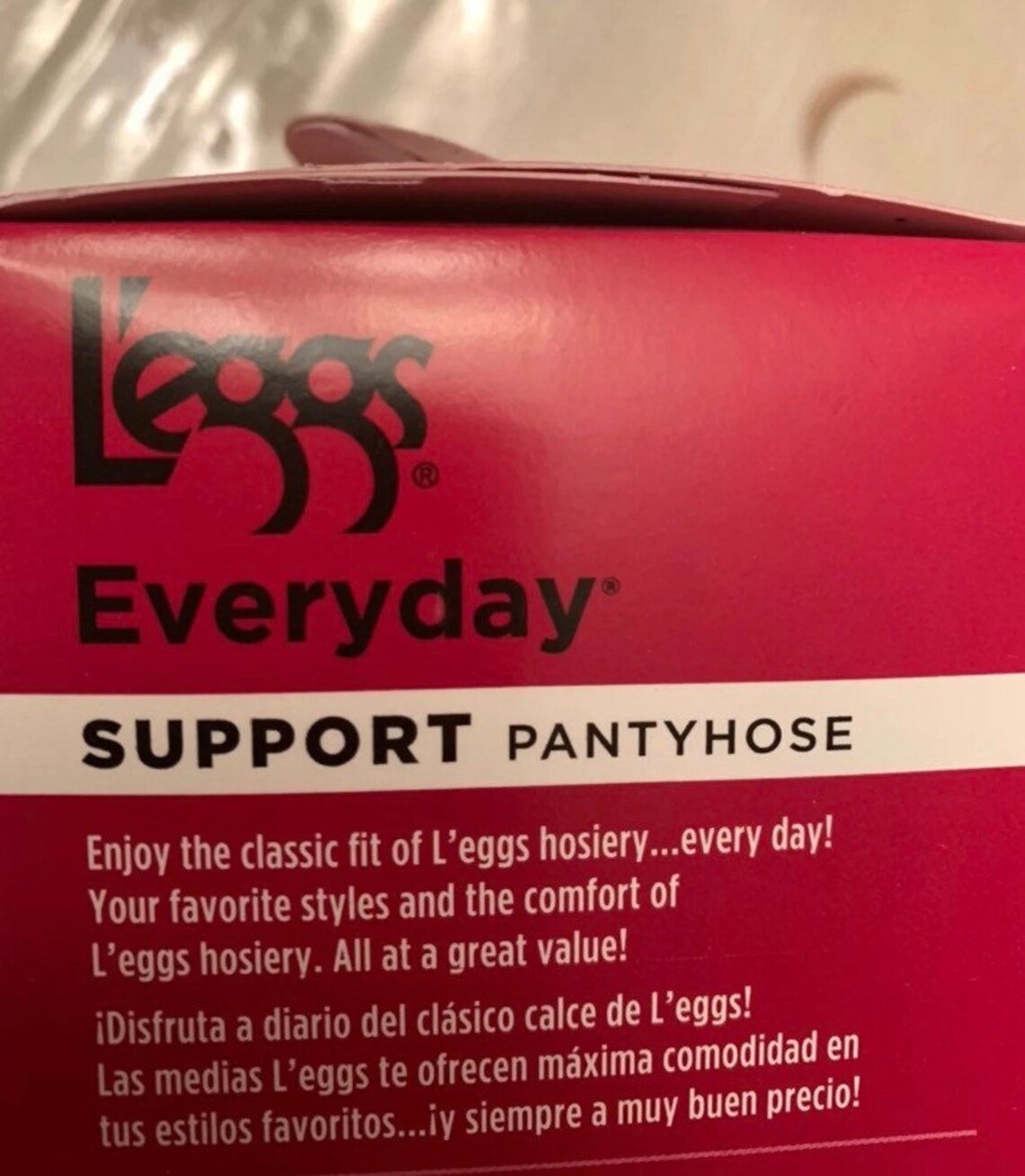 LEggs Everyday Support Pantyhose size Q made in USA. Vintage Etsy