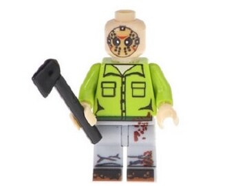 Película de terror Jason Voorhees viernes 13 figura compatible set piel LEGO