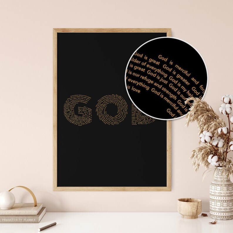 The Attributes of God Names of God Character of God Unique Etsy