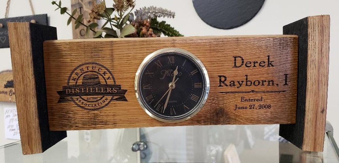 Stave Clock Stave Mantle Clock - Etsy