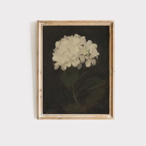 Dark Academia Antique Oil Painting Wall Art, Moody Floral Printable Wall Art, Dark Cottagecore Prints, Dark Flower Digital Prints, Moody Art