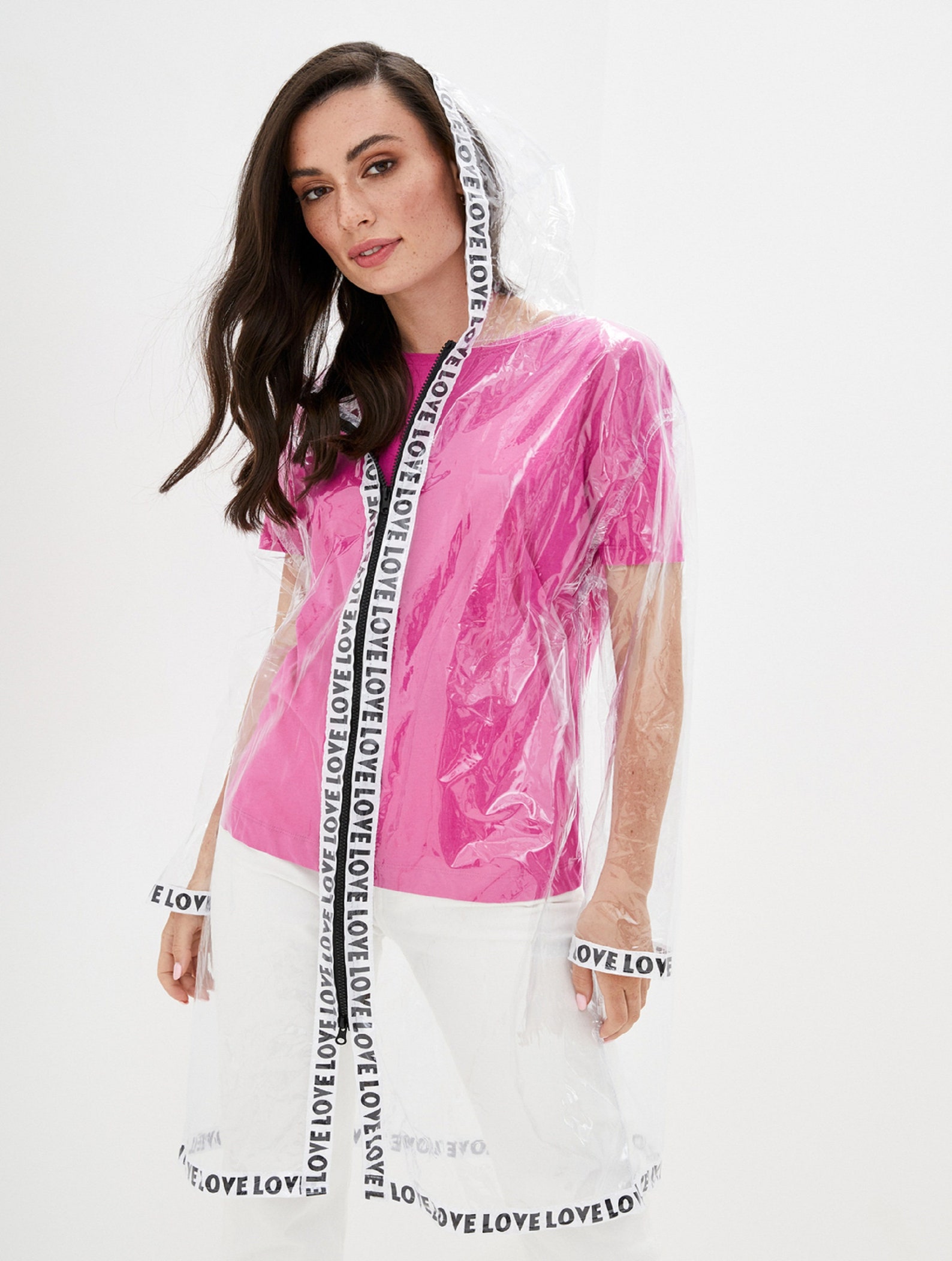 Raincoat Female DRYDOPE Transparent With a love Etsy