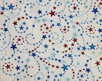 Land That I Love Swirl Stars By Color Principle for Henry Glass & Co