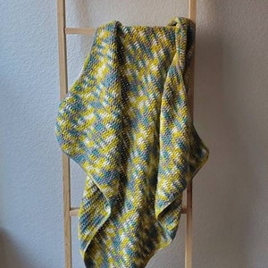 Crochet Baby Blanket, Handmade Blanket, Car Seat Blanket, Stroller Blanket, Baby Boy Blanket