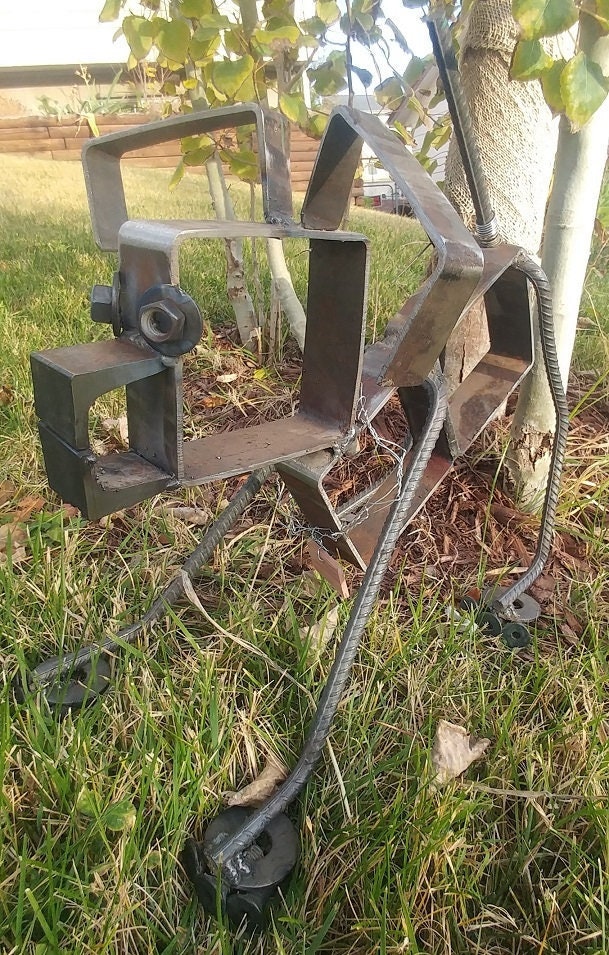 Low Maintenance Pets - Scrap Metal Dog, Recycled Yard Art, Garden Sculpture