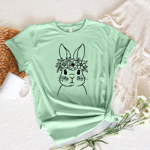 Just A Girl Who Loves Bunnies Shirt, Bunny Lover T-Shirt, Rabbit Shirt, Birthday Gift, Easter Bunny, Gift for Mom, Valentine Gift