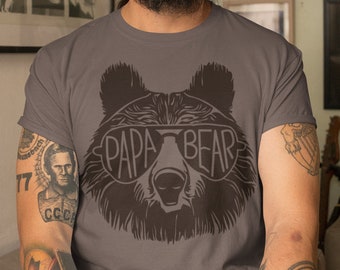 Papa Bear Sunglass Shirt, Dad Shirt, Husband Present, Father's Day Gift, Gift for him, Gift for Father, Christmas Gift for Dad, Dad Gift