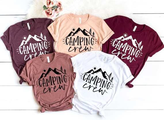 Camping Crew Shirt, Camping Family Shirt, Adventure Shirt for Men, Hiking  Shirt for Women, Matching Mountain Shirt, Unisex Outdoor Shirts -   Canada