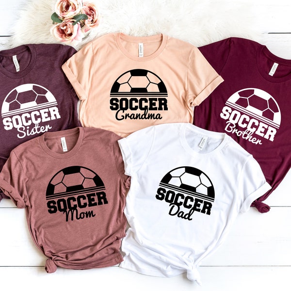 Soccer Family Shirt, Game Day Shirts for Family, Family Shirts for Soccer Game, Soccer Dad Shirt, Soccer Mom tee, Soccer Shirts, Soccer Game