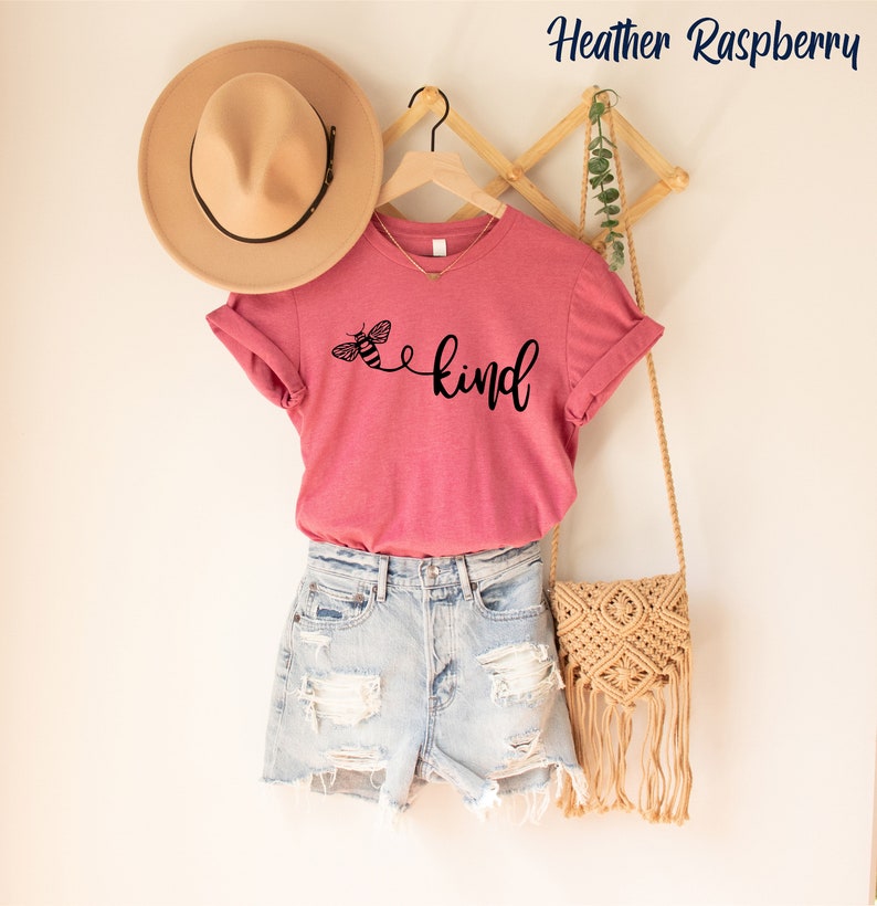 Bee Kind Shirt, Be Kind Shirt, Kindness Shirt, Birthday Gift, Teacher Gift, Valentine Gift, Teacher's Day Gift, Shirt for Women Gift for her image 3