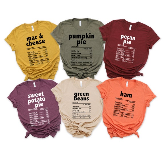 Family Nutrition Food Shirts Funny 