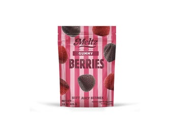Meltz Gummy Berries, 15oz, Soft Gummies, Swedish Style