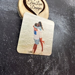 Paquetes de posavasos personalizados con foto para fiestas, posavasos de cartón, decoraciones de mesa, regalos para fiestas, posavasos con foto para bodas.