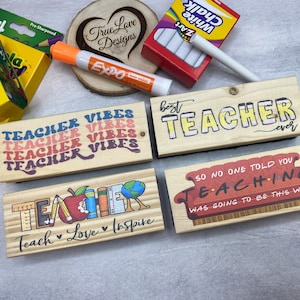Teacher Whiteboard Chalkboard Eraser, Back to School Teacher Gift, Teacher Appreciation, Teacher Eraser, Gift for Teacher