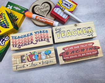 Teacher Whiteboard Chalkboard Eraser, Back to School Teacher Gift, Teacher Appreciation, Teacher Eraser, Gift for Teacher