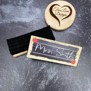 Personalized Whiteboard Chalkboard Eraser, Chalkboard, Back to School Teacher Gift, Teacher Appreciation, Teacher Eraser, Gift for Teacher