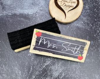 Personalized Whiteboard Chalkboard Eraser, Chalkboard, Back to School Teacher Gift, Teacher Appreciation, Teacher Eraser, Gift for Teacher