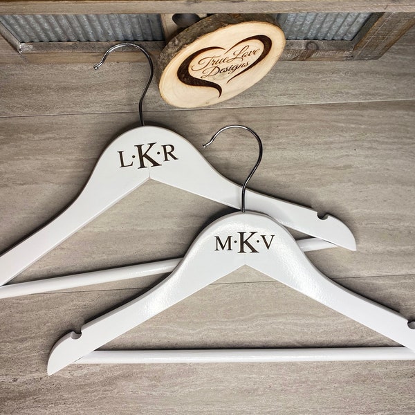 Children's Hangers, personalized engraved hangers, monogrammed, engraved name, flower girl, ring bearer