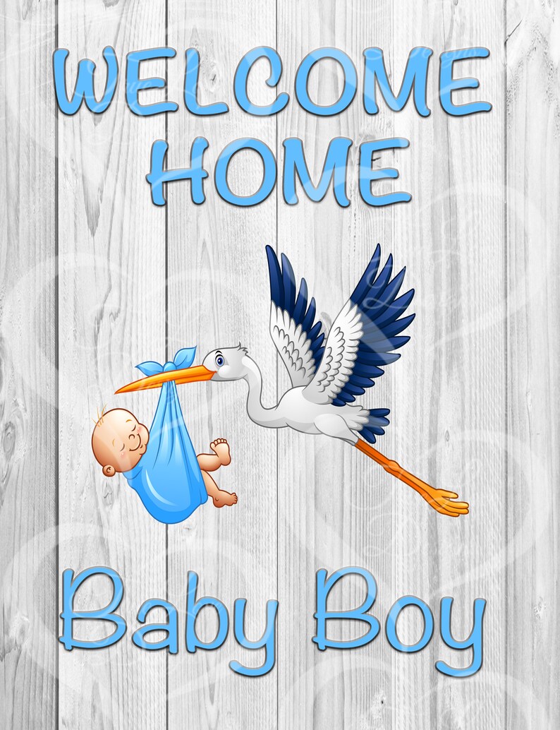 Home Baby Boy Girl Garden Flag Newborn Sign Newborn Etsy