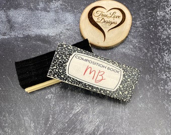 Personalized Whiteboard Chalkboard Eraser, Composition Book, Back to School Teacher Gift, Teacher Appreciation, Teacher Eraser