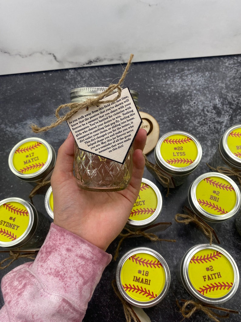 Personalized Softball Senior Gift Printed Softball Lid & Home Etsy