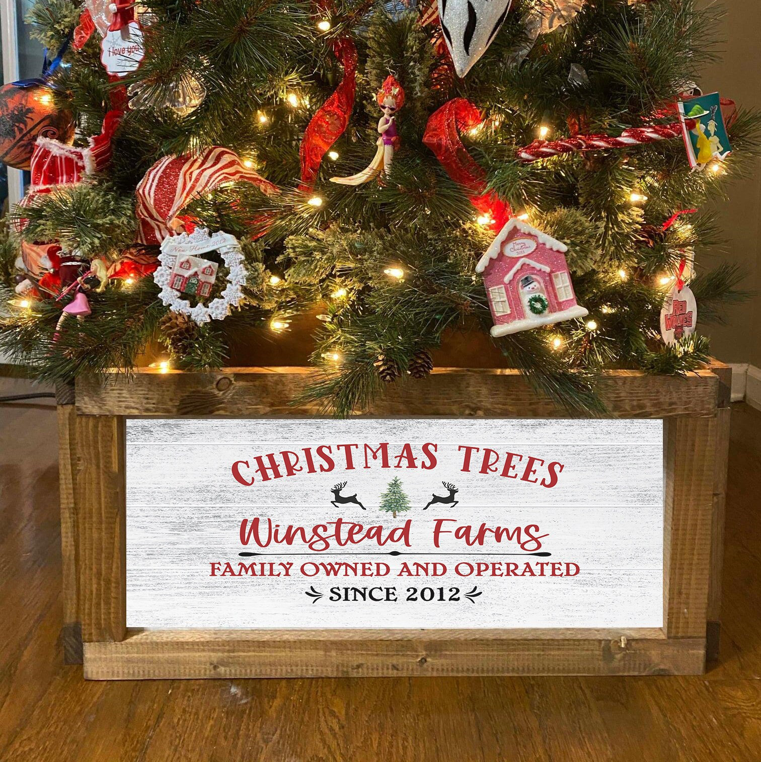 gold tree stand collar