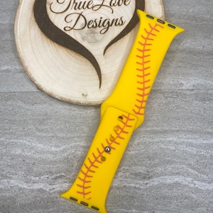 Digital Design, Laser Cut File, Baseball, Softball, iWatch Band Design, Svg, Watchband File, Laser Engraved, Apple Watch Band
