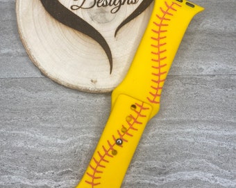 Digital Design, Laser Cut File, Baseball, Softball, iWatch Band Design, Svg, Watchband File, Laser Engraved, Apple Watch Band