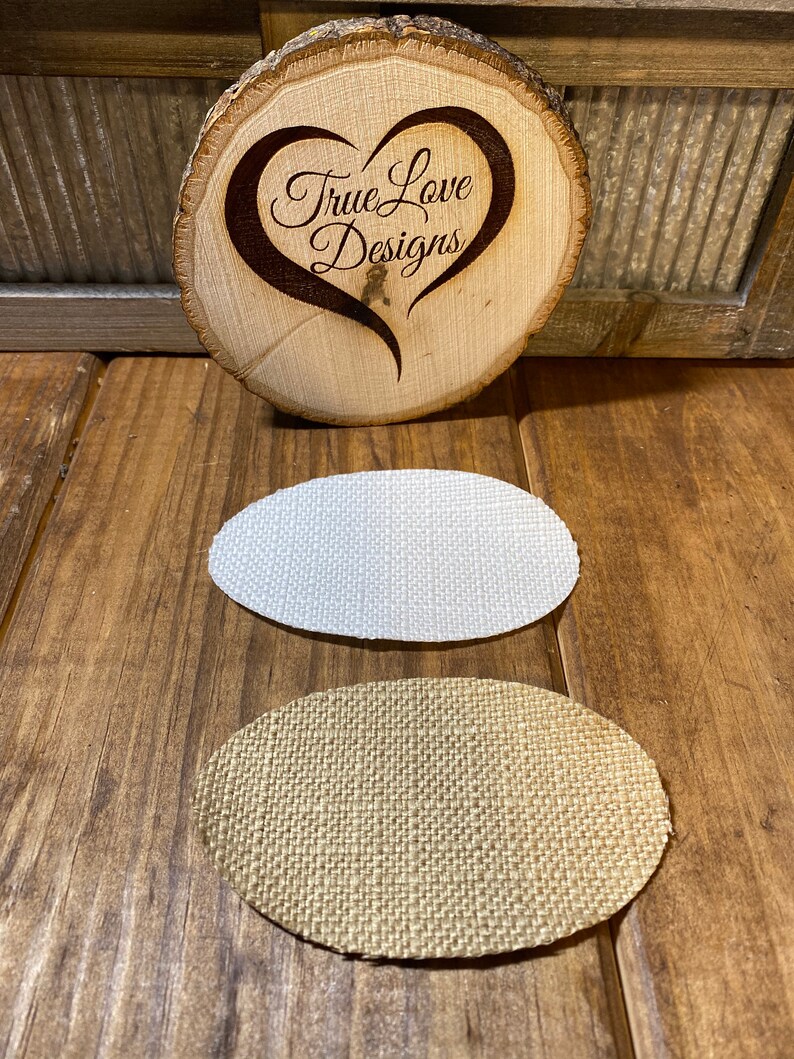 BLANK Sublimation Hat Patch with adhesive backing Burlap Hat Etsy