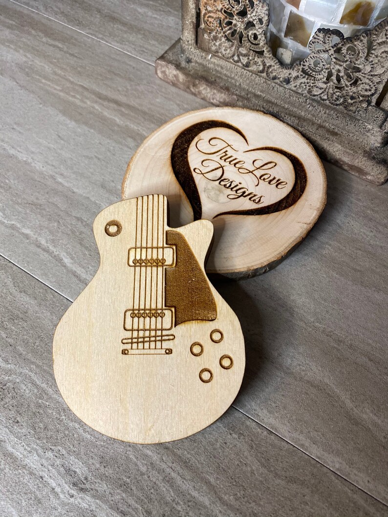 Wood Guitar Pick Case Guitar Pick Holder Custom Guitar Kit Etsy