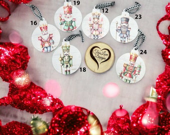 Adorno navideño vintage de cascanueces, Cascanueces vintage, Decoración navideña de cascanueces, Adorno vintage de cascanueces