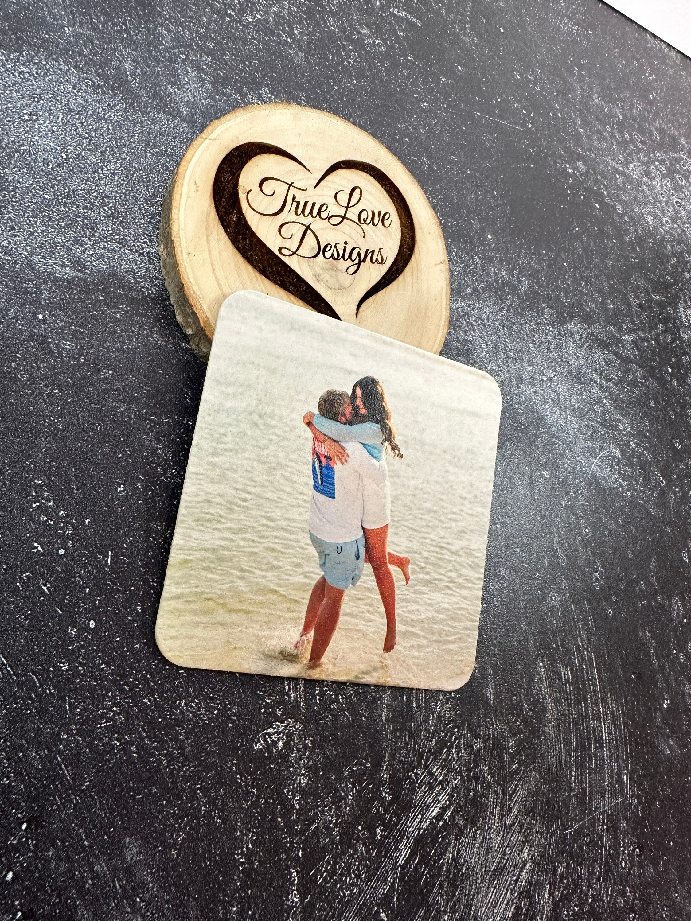 "I Love Heart Whiskey" Plastic Coaster – 80x80mm Clear Beer Mat For Mugs & Bottles - View #2