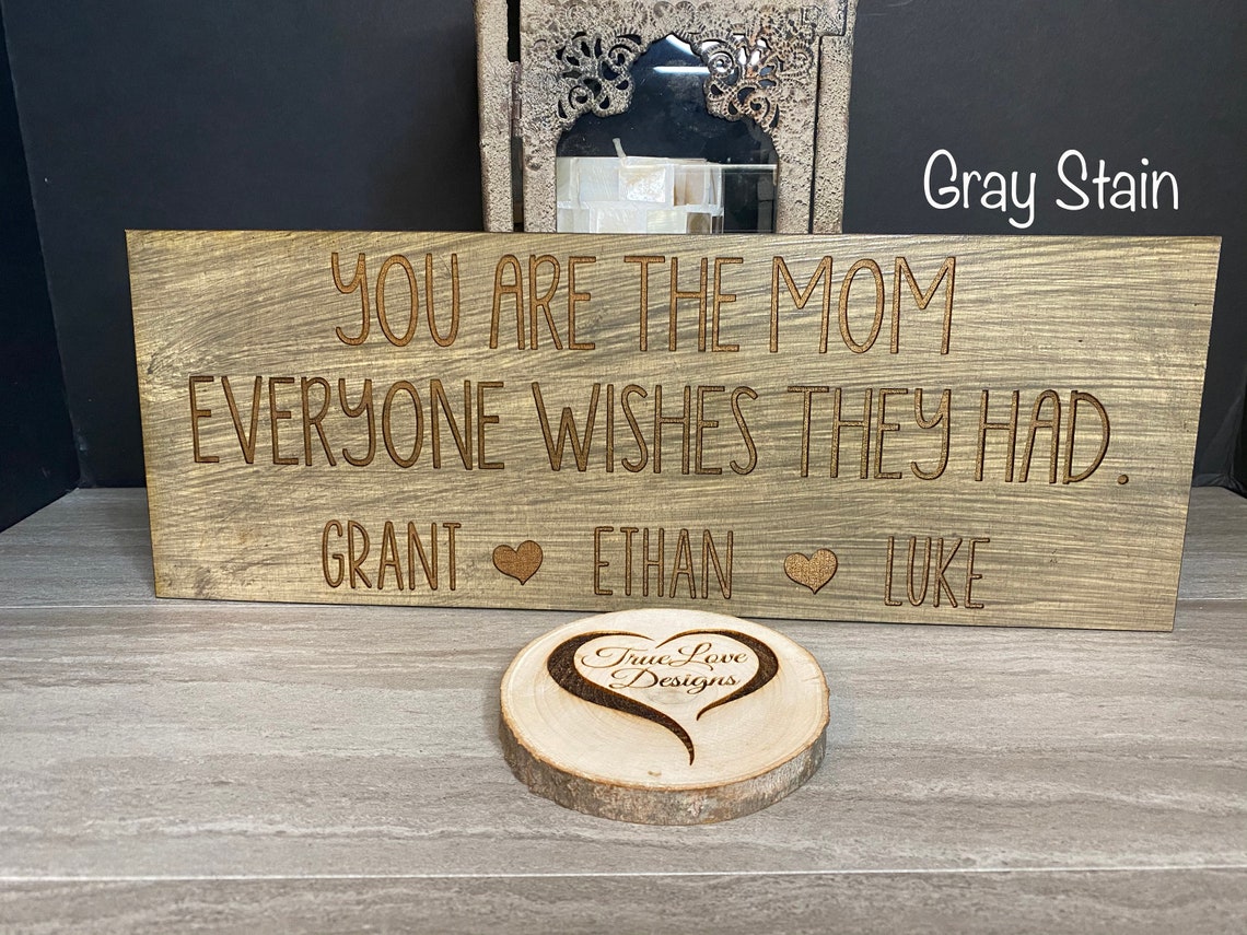 You Are The Mom Everyone Wishes Sign