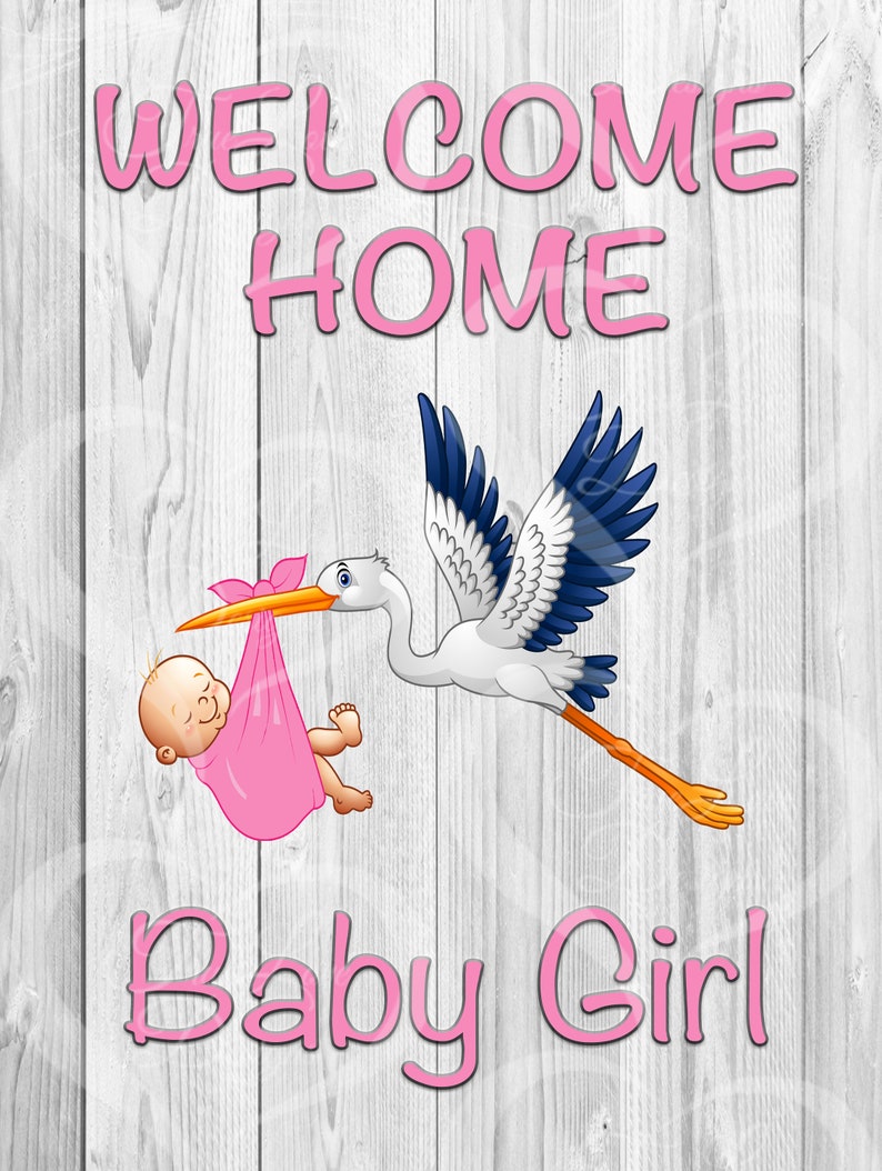 Home Baby Boy Girl Garden Flag Newborn Sign Newborn Etsy