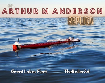 ARTHUR M. ANDERSON Collector's Series Modell von THEROLLER3D, Selbstentlade-Version, hochdetailliert und genau, 1 Fuß lang