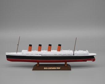 RMS Lusitania Model 1 Foot in Length Highly Detailed Replica