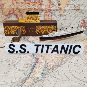 Titanic Lifeboat Plaque Actual Size 1:1 Scale Replica
