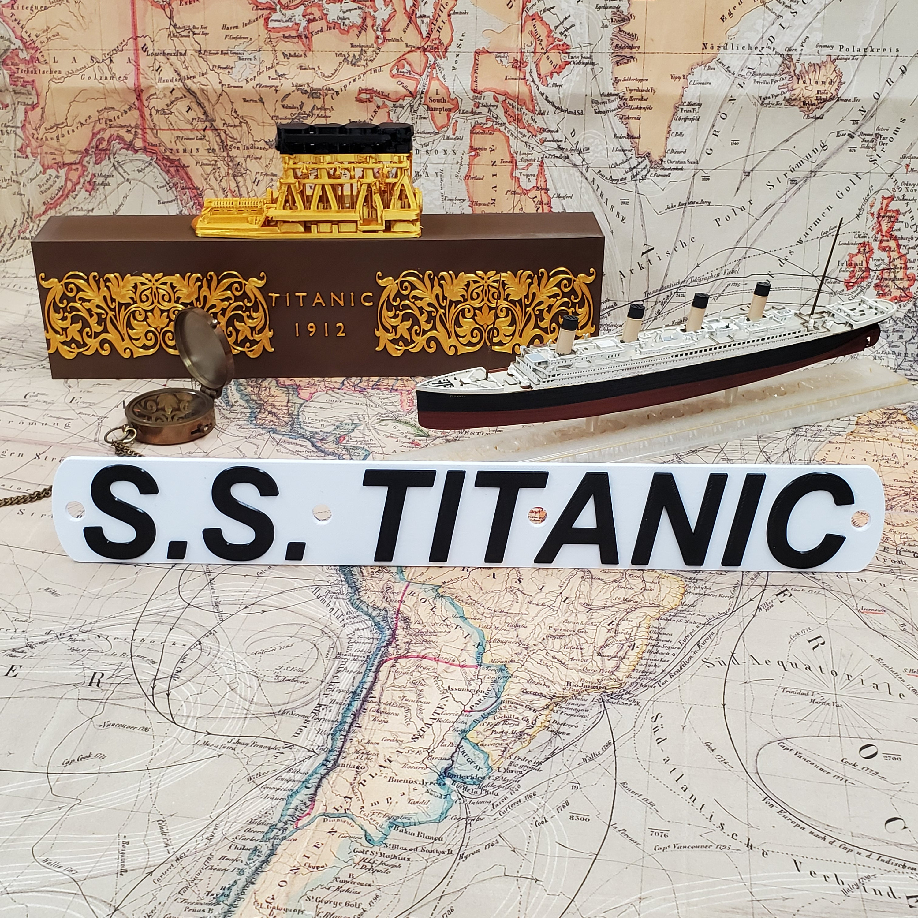 タイタニック号デザイン インテリア アンティーク