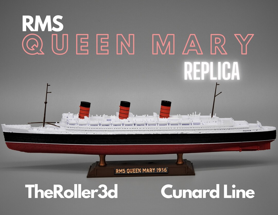 RMS Queen Mary Model 1 Foot in Length Etsy
