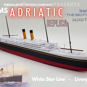 RMS Adriatic Model by THEROLLER3D 1 Foot in Length