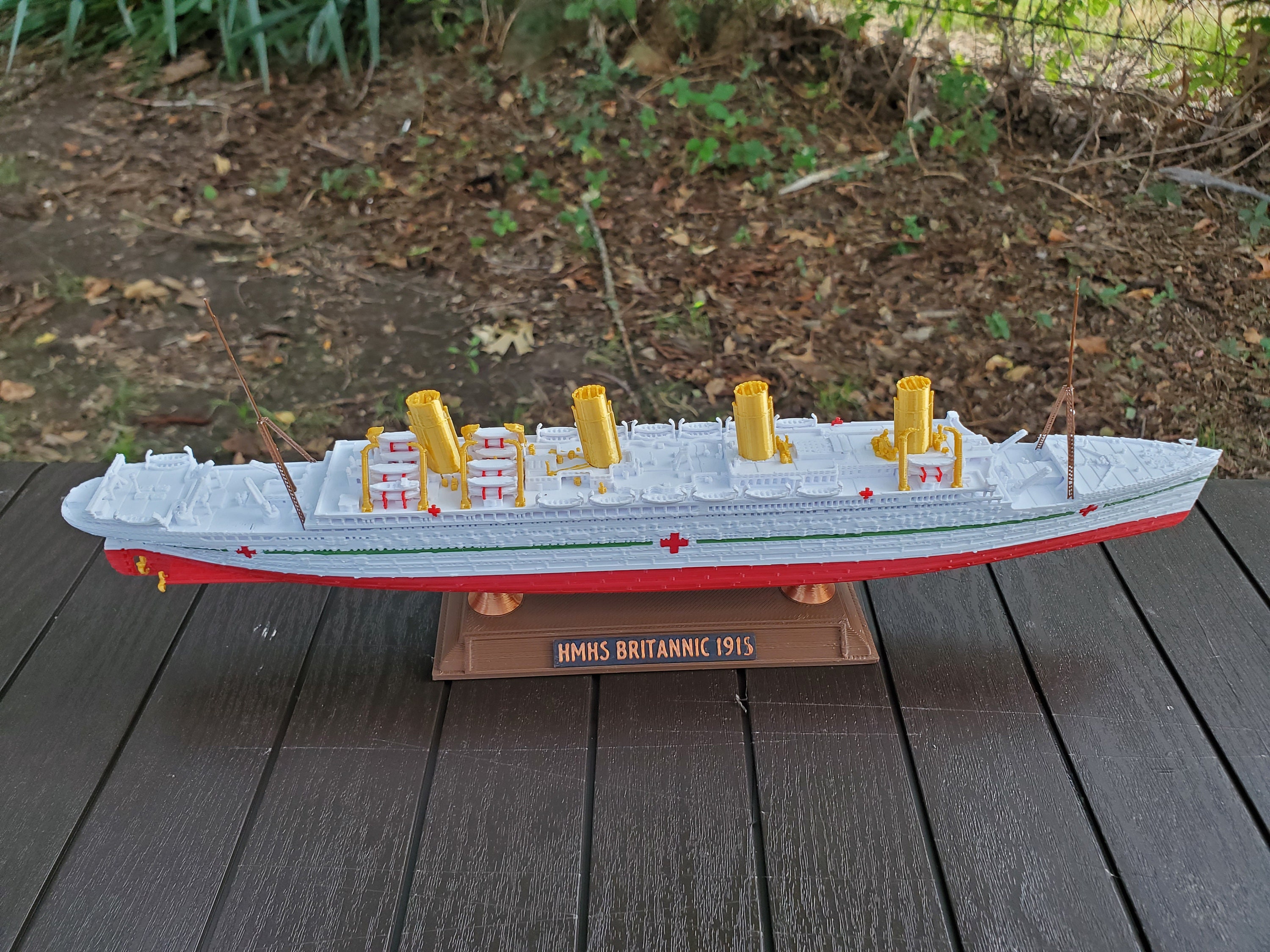 DBEIXIWEI Modelo De Crucero Británico HMHS Escala 1:1250 – Barco De Aleación Fundido A Presión Para Coleccionistas Y Aficionados