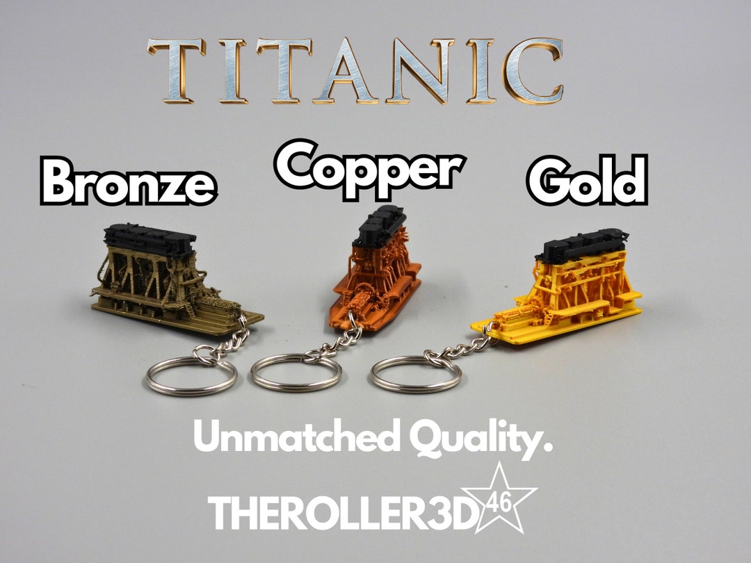 タイタニックの三重膨張往復蒸気エンジンモデルキーチェーン - Etsy 日本