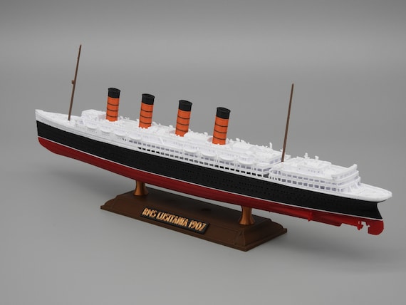RMS Lusitania Model 1 Foot in Length Highly Detailed Replica Etsy