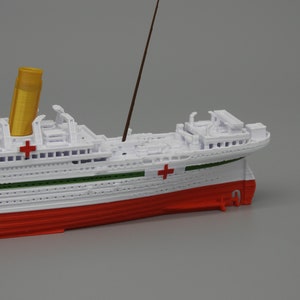 HMHS Britannic Model 2019 Design by TheRoller3d, 1 Foot in Length image 8