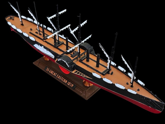 SSグレート・イースタンモデル：歴史的に正確な12インチの蒸気船