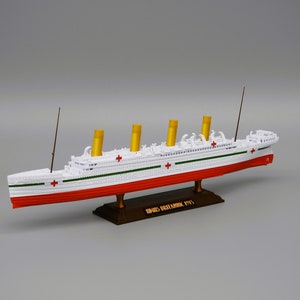 HMHS Britannic Model 2019 Design by TheRoller3d, 1 Foot in Length image 3