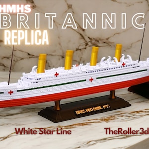 HMHS ブリタニック モデル 2019 デザイン、TheRoller3d、長さ 1 フィート