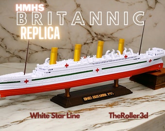 HMHS Britannic Modell 2019 Design von TheRoller3d, 1 Fuß lang