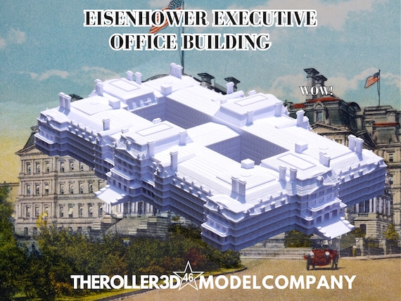 アイゼンハワー行政府ビル　ペーパークラフト アイゼンハワー行政府ビル ペーパークラフト アイゼンハワー行政府ビル