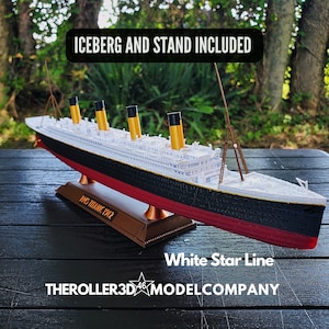 RMS Titanic 2023 Collector&#39;s Series by TheRoller3d, Intricate Detail & Historically Accurate, 1:900 Scale No Assembly Required